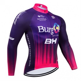 Wielershirt 2024 Burgos BH Lange Mouw